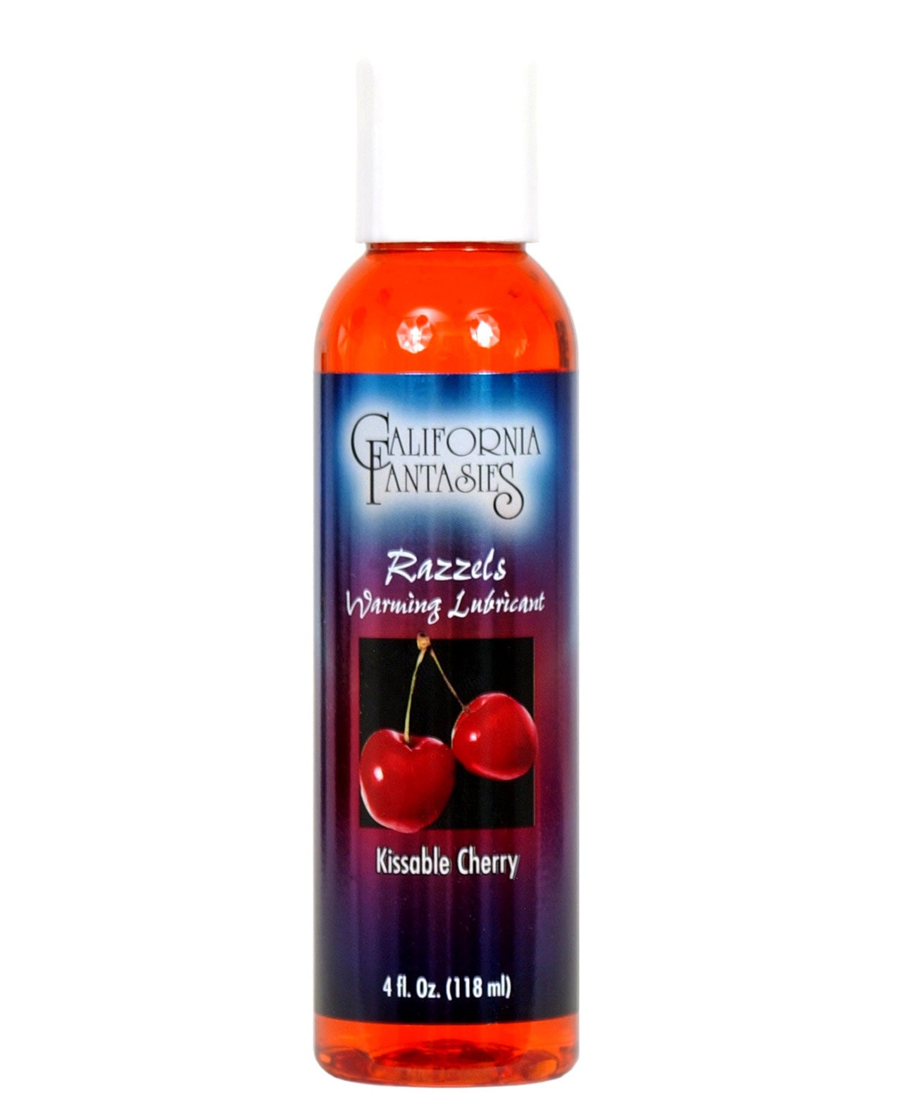 Razzels Warming Lubricant - Kissable Cherry - 4 Oz. Bottle by Lubricants, Creams & Glides