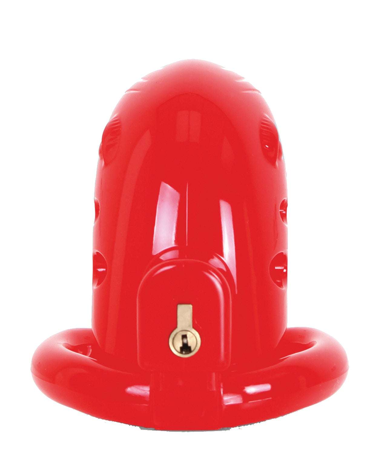 MALESATION Chastity Cage - Red by Bondage & Fetish Toys