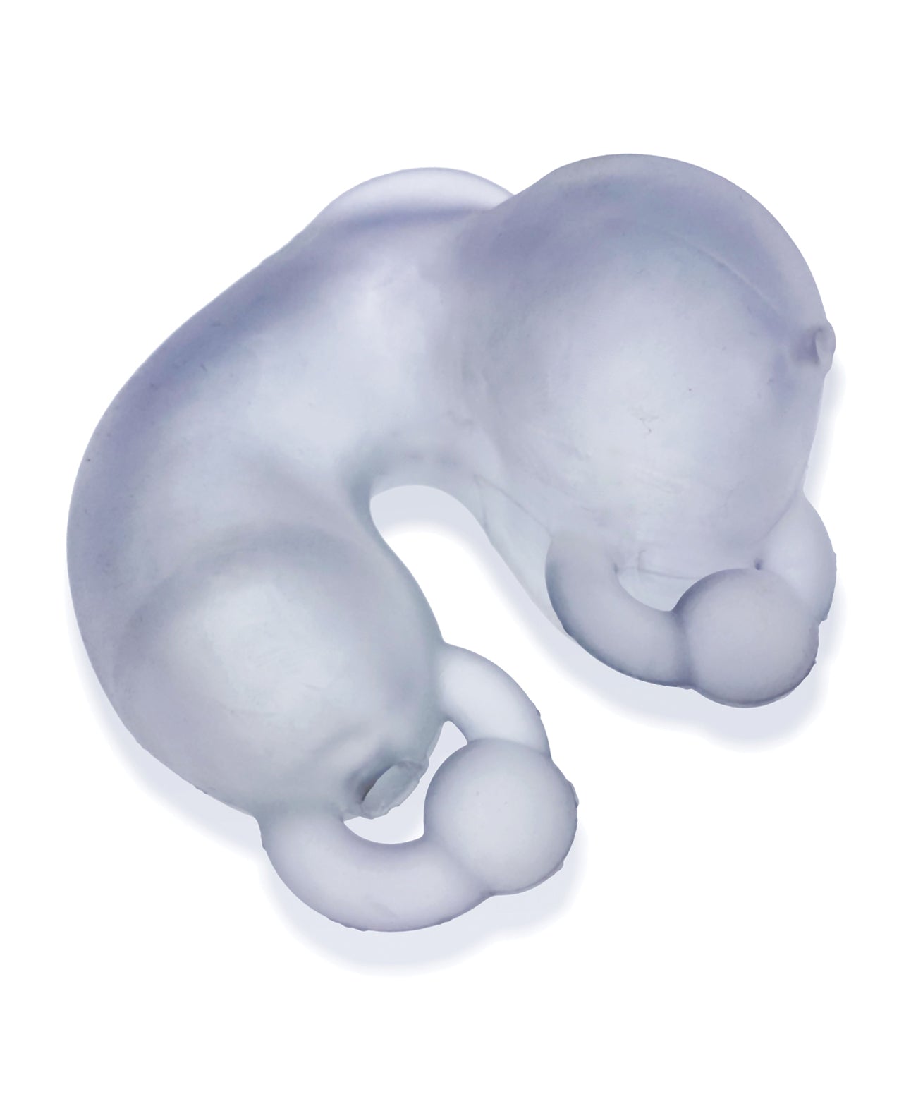 Oxballs Meatlocker Chastity - Clear by Bondage & Fetish Toys