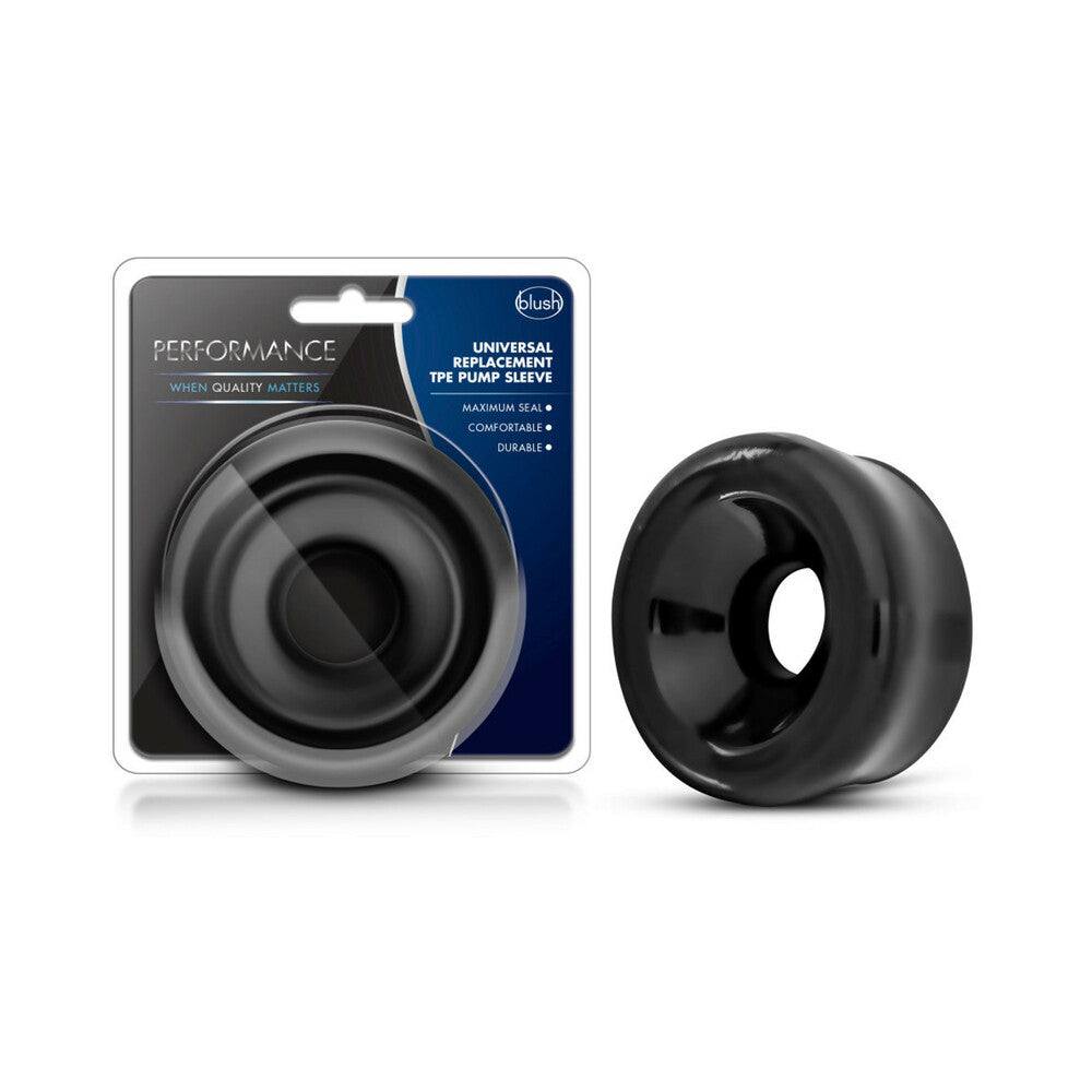 Performance Universal Replacement TPE Pump Sleeve in black, soft and durable accessory for enhanced comfort and suction with compatible pump cylinders.
