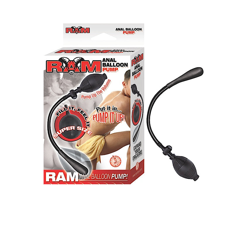 Ram Anal Balloon Pump (Black) by Cock & Balls