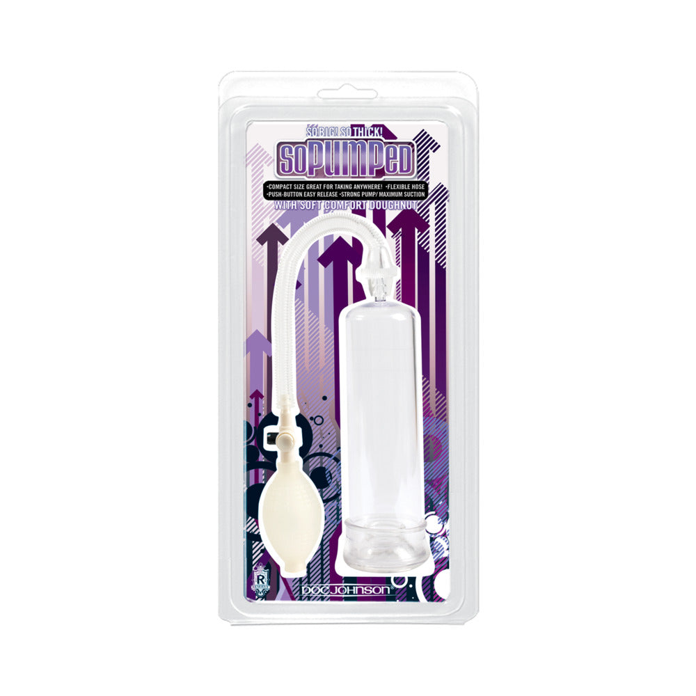 So Pumped Penis Pump without Sleeve (Clear) by Cock & Balls