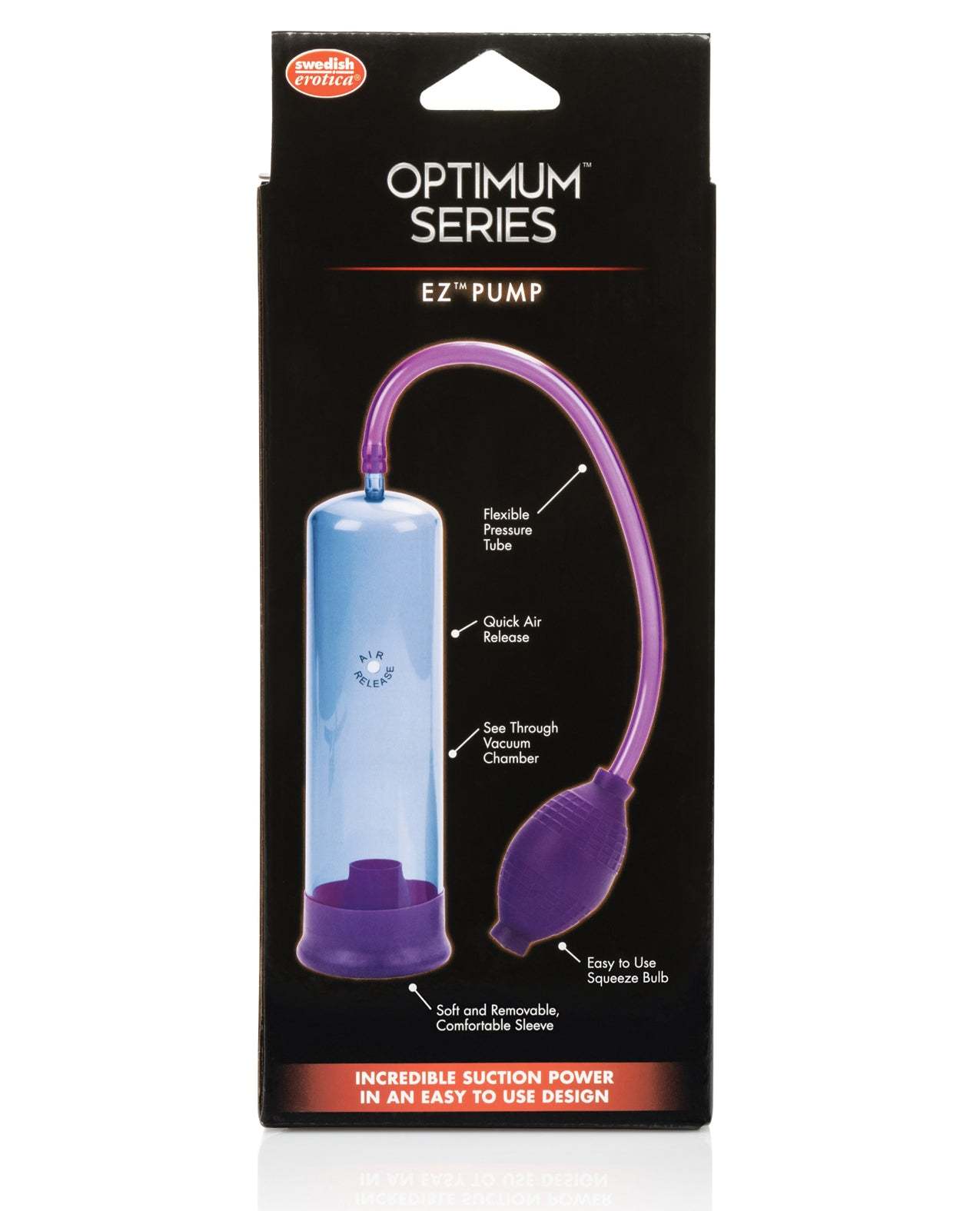 E-Z Pump with flexible pressure tube and squeeze bulb for easy and efficient pumping