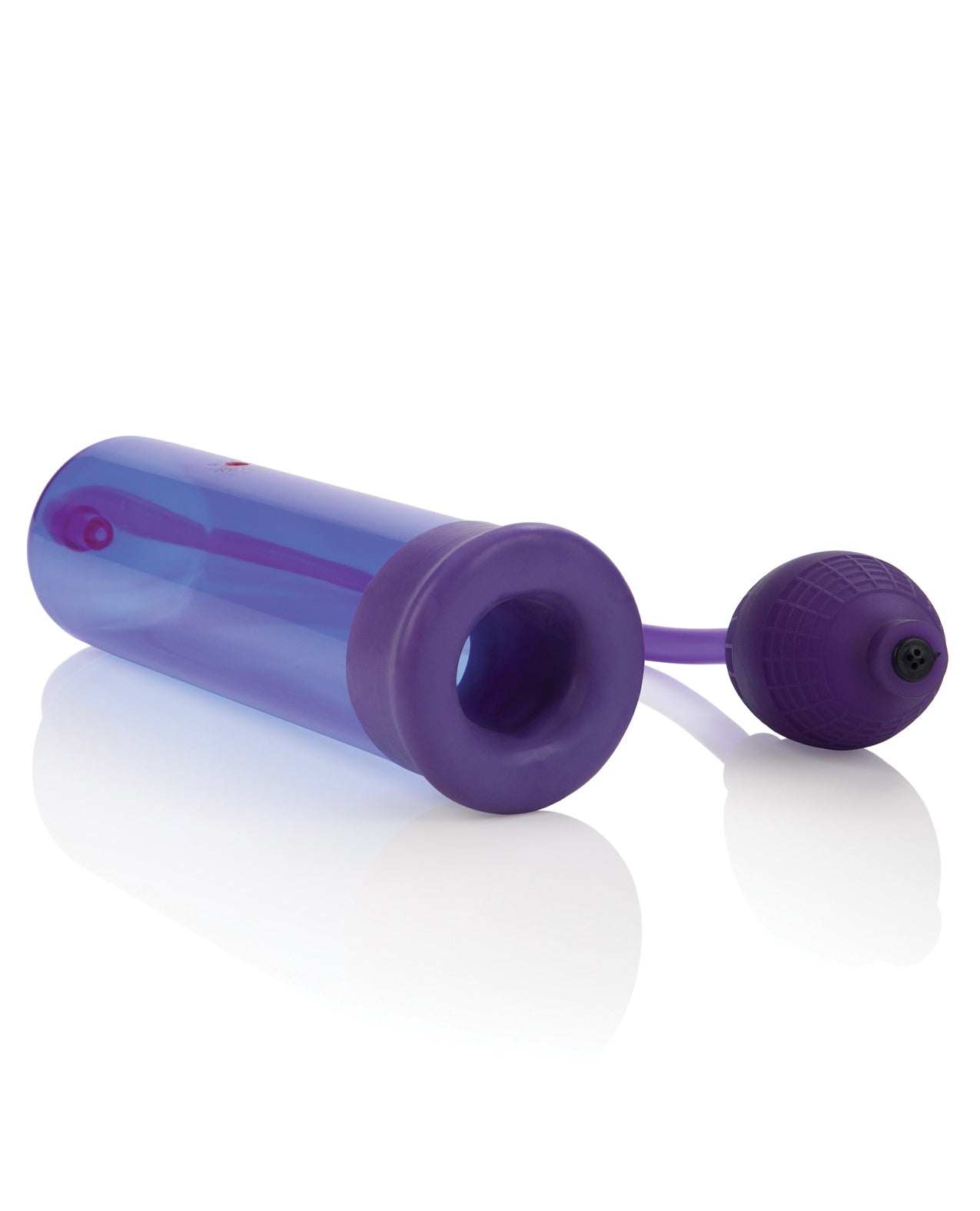E-Z Pump handheld manual vacuum pump with flexible bulb in purple
