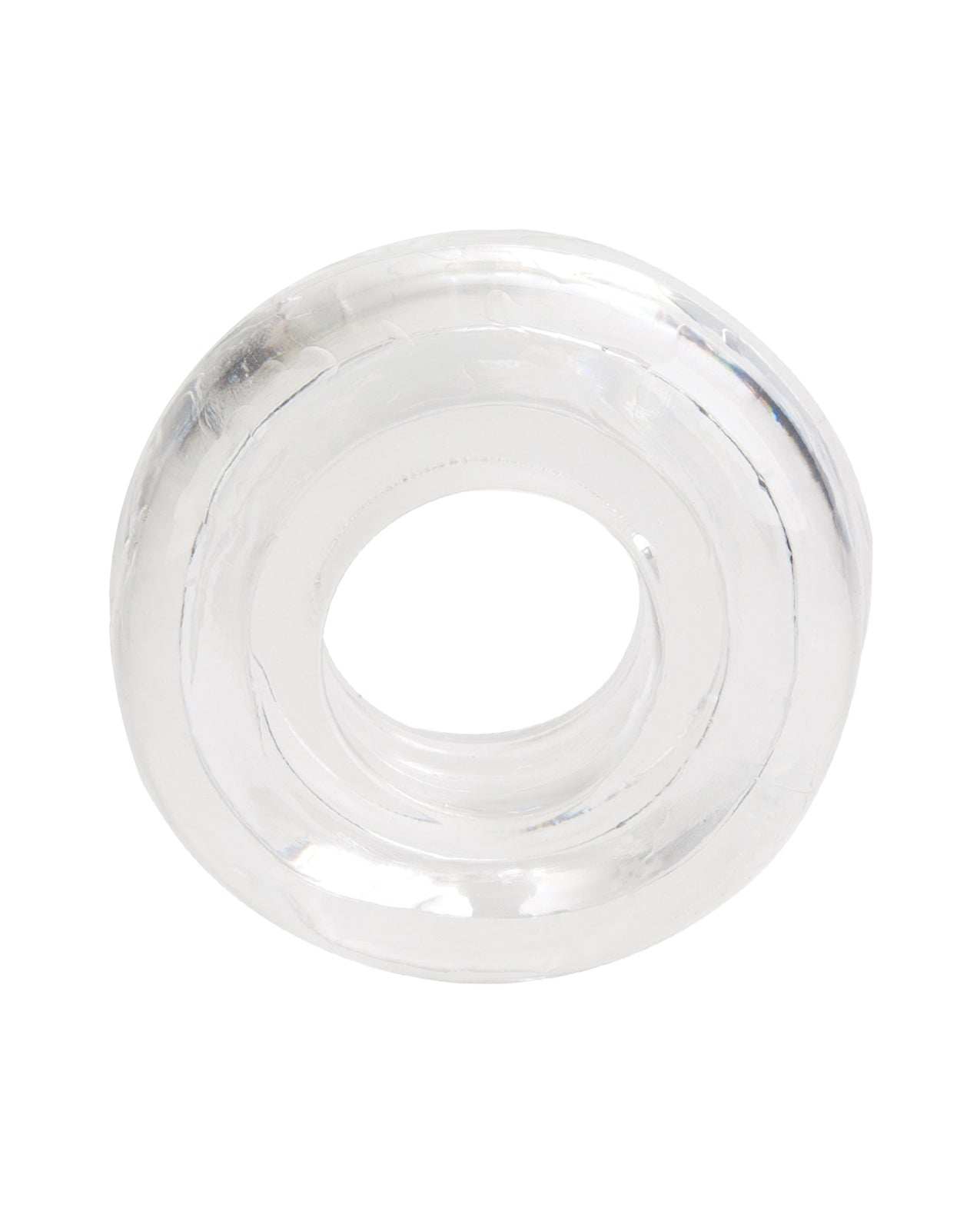 Clear flexible Universal Pump Sleeve donut-shaped accessory for pumps up to 3.25 inches diameter
