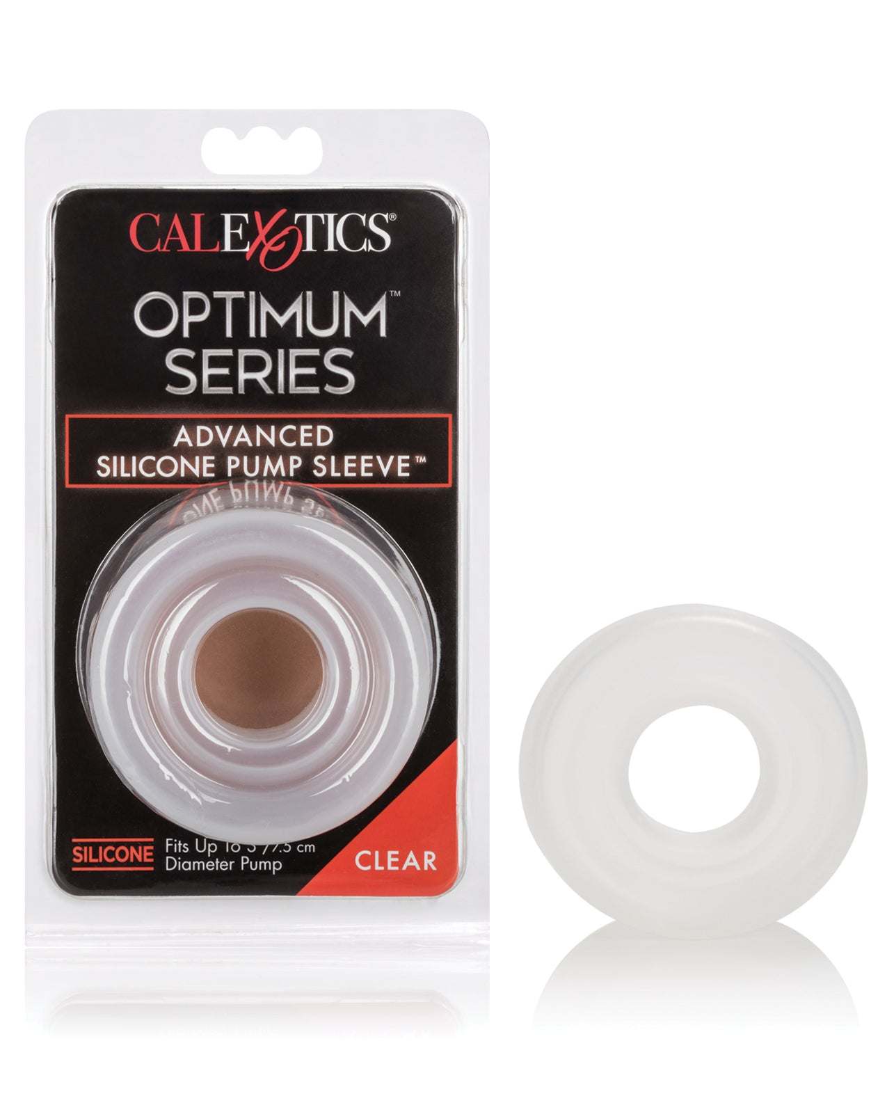 Clear advanced silicone pump sleeve for durable and comfortable fit up to 3 inches diameter pump