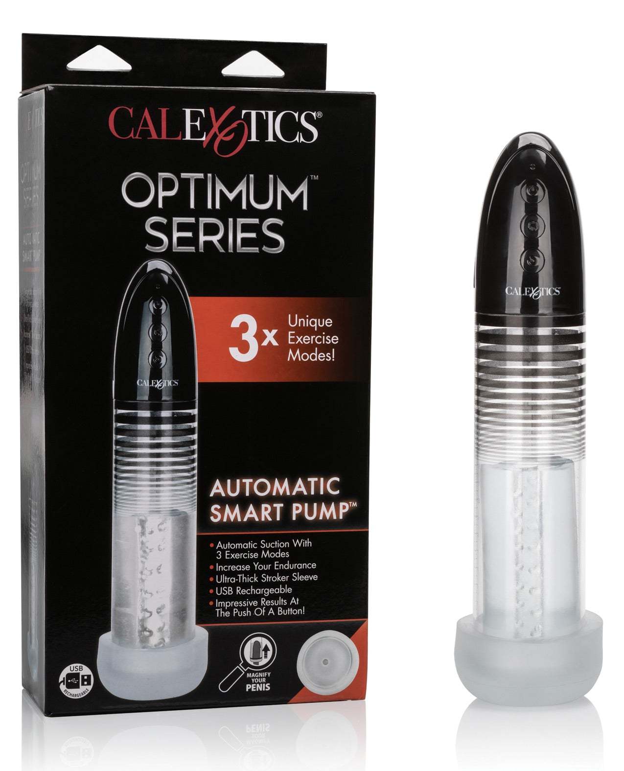 Optimum Series Automatic Smart Pump with 3 exercise modes and smart controls for enhanced pleasure and performance
