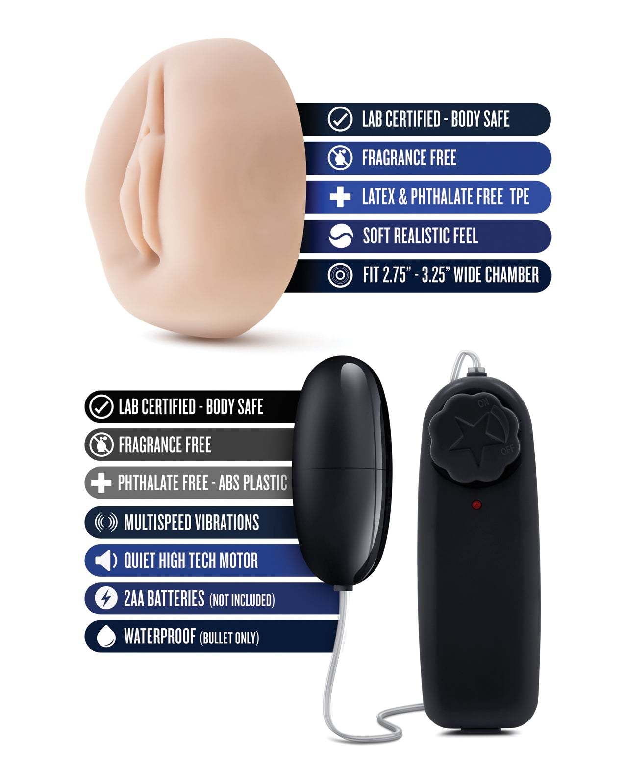 Performance Vx 4 male enhancement pump system with realistic sleeve and remote control vibrator features.