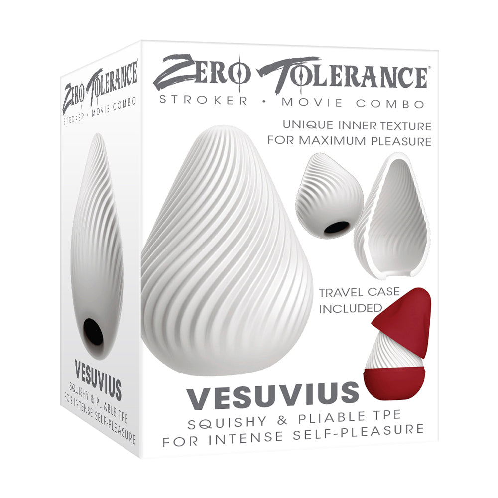 Zero Tolerance Vesuvius Stroker White by Masturbators and Strokers