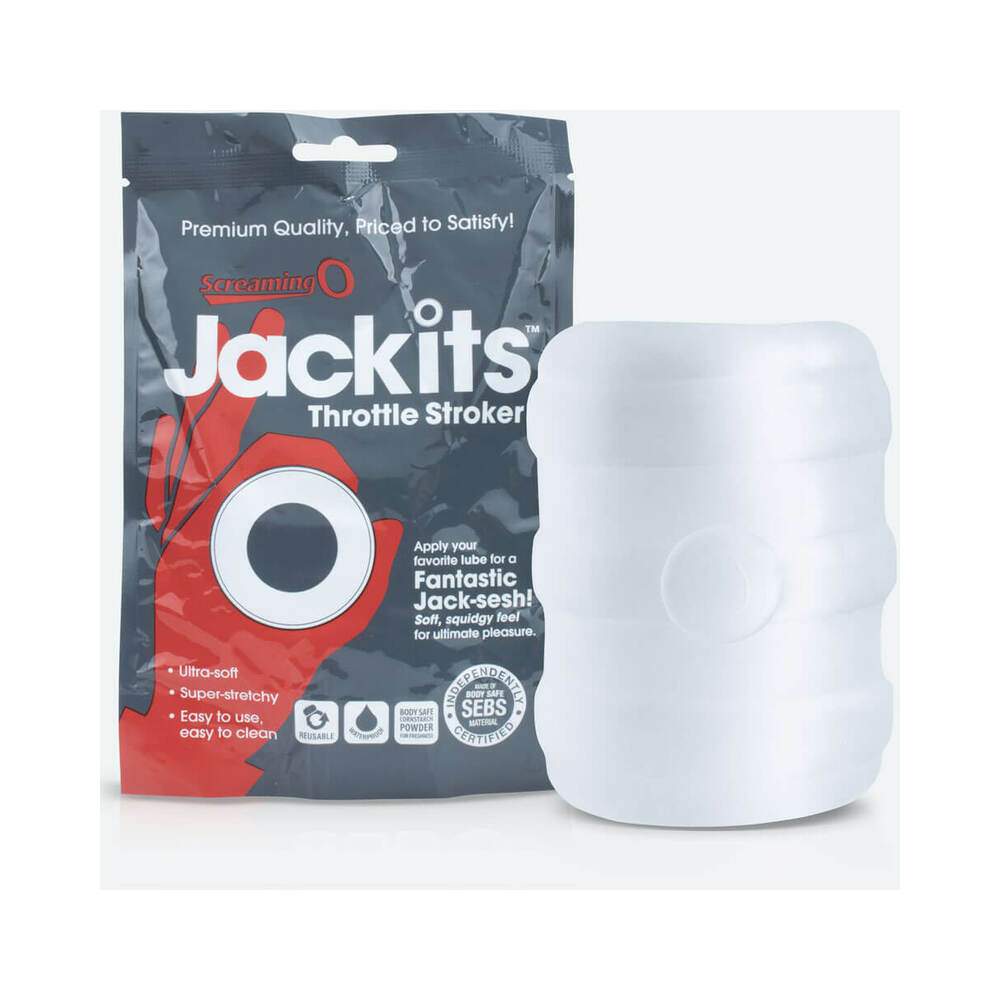 Screaming O Jackits Throttle Stroker ultra-soft, stretchy, body-safe SEBS pleasure ring for improved stroke and pressure control