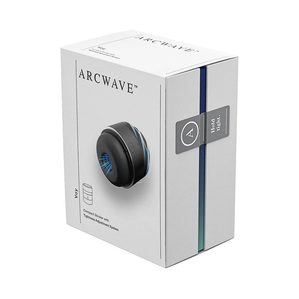 Arcwave Voy Compact Stroker in black with tightness adjustment system and sleek packaging