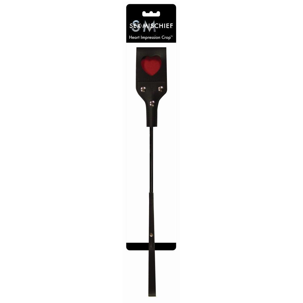 Sportsheets Sex & Mischief Heart Impression Crop by Bondage & Fetish Toys