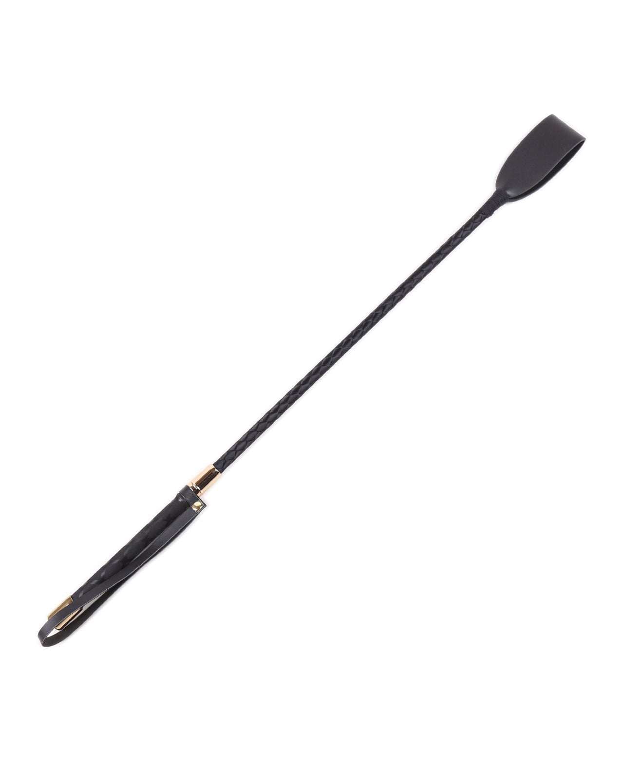 Plesur 18" Riding Crop - Black by Bondage & Fetish Toys