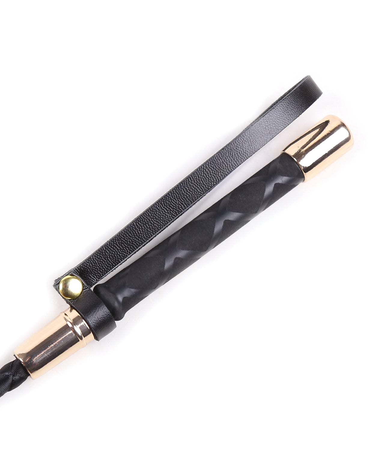 Plesur 18" Riding Crop - Black by Bondage & Fetish Toys