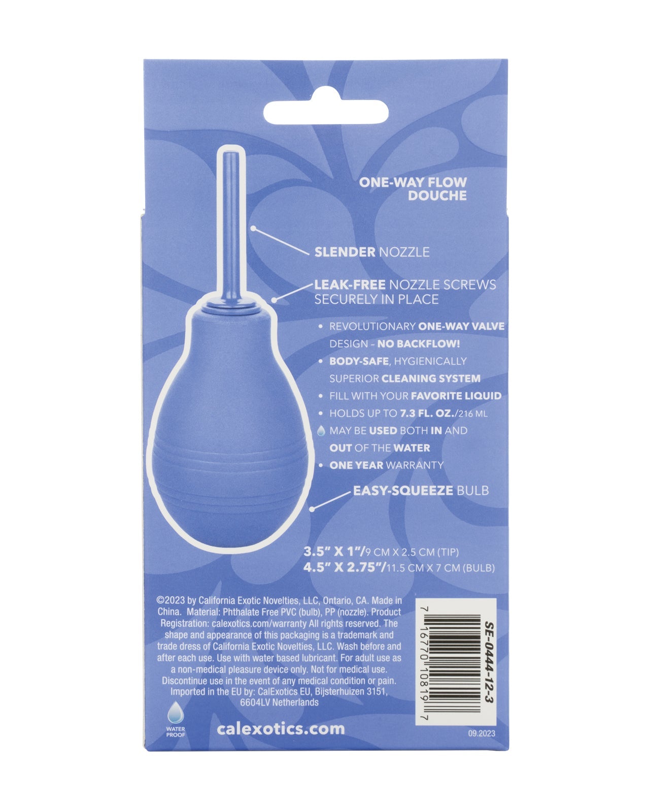 Cheeky One Way Flow Anal Douche - Purple by Sexual Wellness