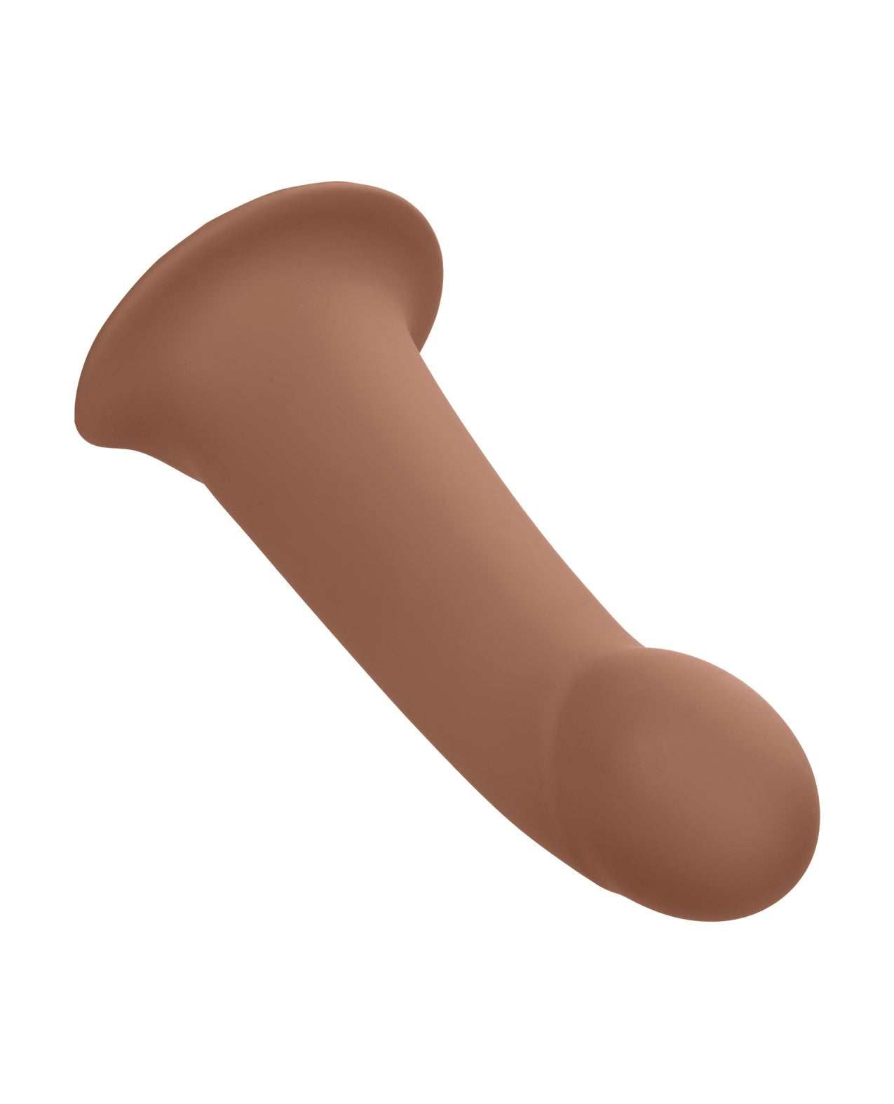 Performance Maxx Extension brown liquid silicone hollow shaft with solid head and wide base for secure harness fit