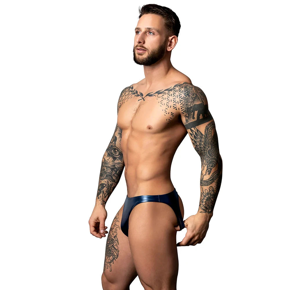 Male Power Liquid Onyx 2.0 Moonshine Blue S/M by Apparel