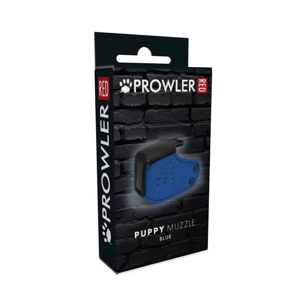 Prowler RED Puppy Muzzle Blue by Bondage & Fetish Toys