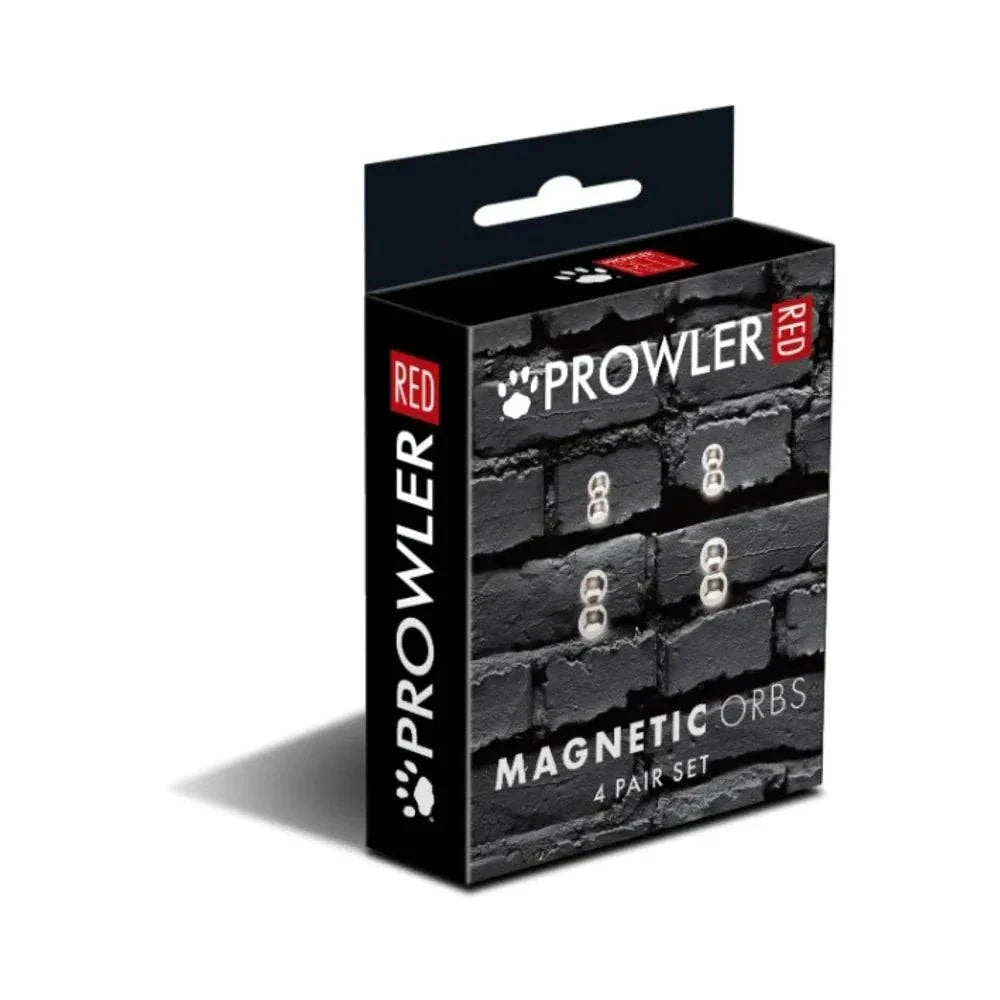 Prowler RED Magnetic Orbs 4-Pair Set by Bondage & Fetish Toys
