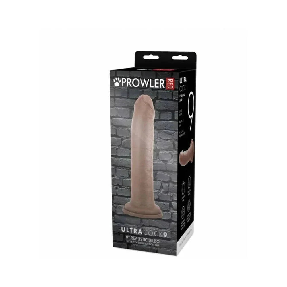 Prowler RED Ultra Cock 9 in. Realistic Dildo Caramel by Anal Toys & Stimulators