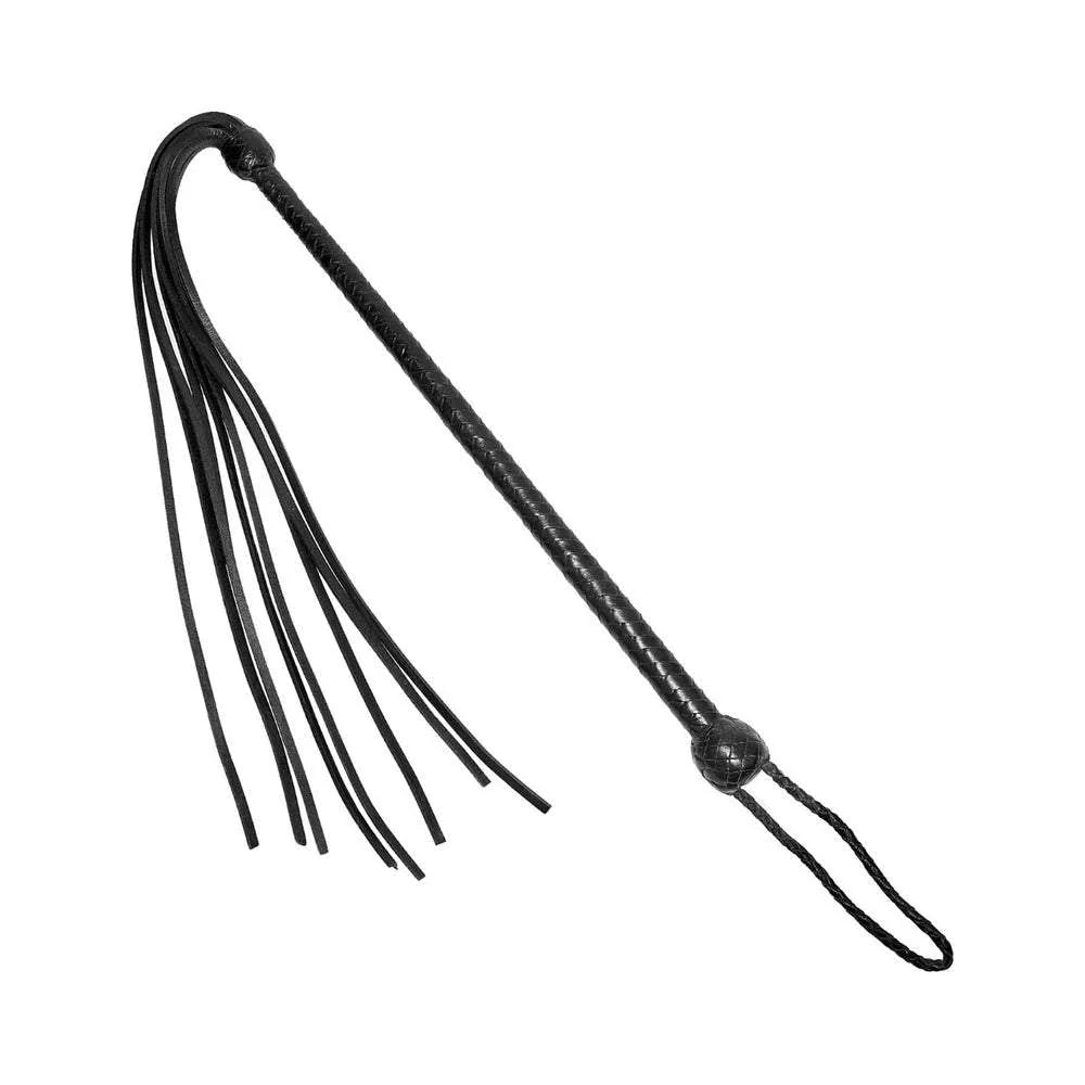 Prowler RED Long Handled Whip by Bondage & Fetish Toys