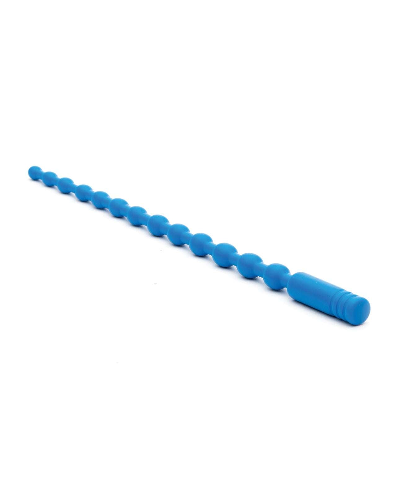 Blue Sport Fucker Depth Charge Sound with 13 bumps and ridged handle made of medical-grade silicone for safe, pleasurable intimate use.
