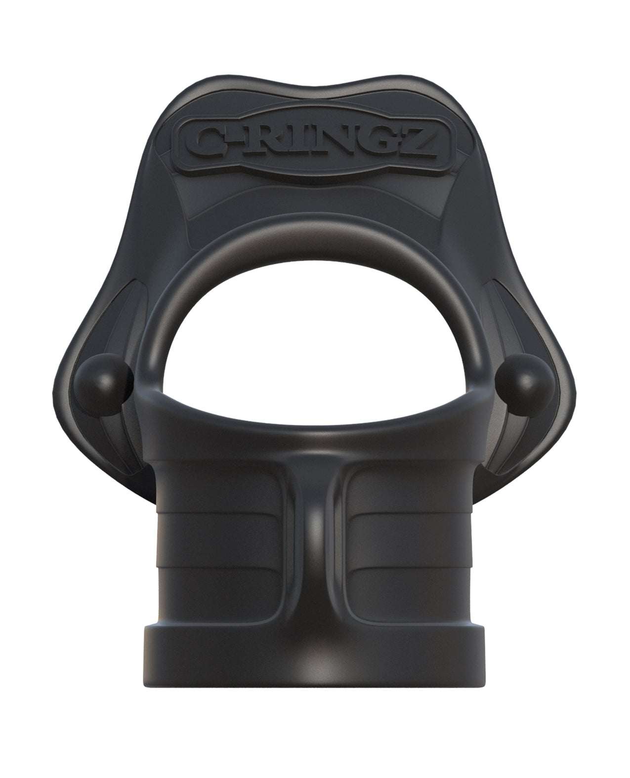 Black Fantasy C-Ringz Rock Hard silicone ring and ball stretcher for enhanced performance and comfort
