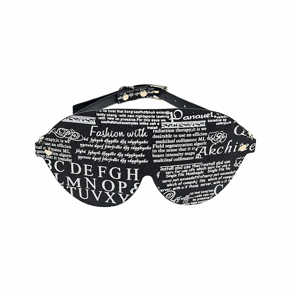 Ouch! International New York Collection Blindfold by Bondage & Fetish Toys