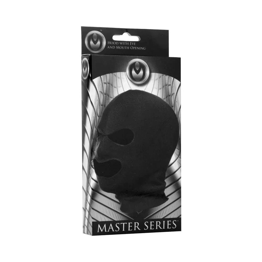 Master Series Facade Spandex Hood with Eye and Mouth Holes Black by Apparel