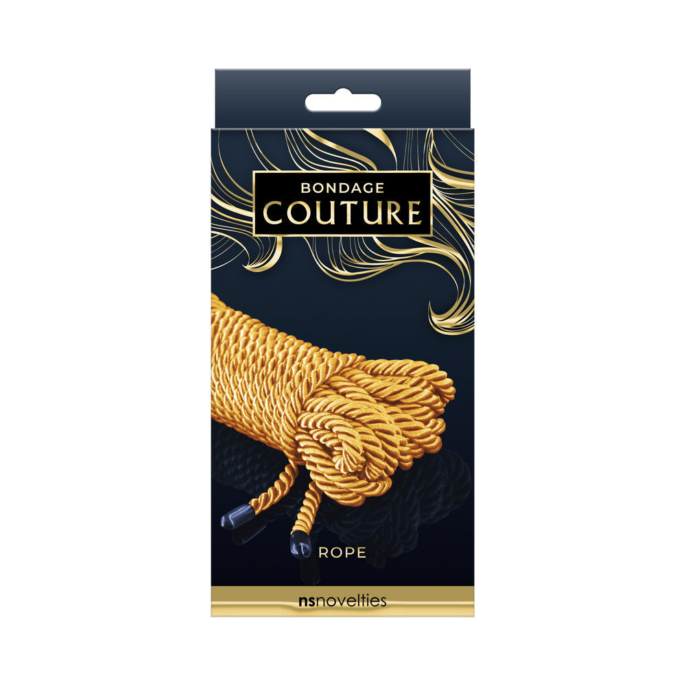 Bondage Couture Rope 25 ft. Gold by Bondage & Fetish Toys