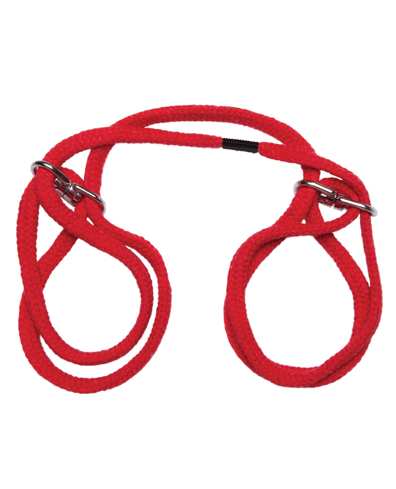 Japanese Style Bondage Wrist or Ankle Cotton Rope - Red by Bondage & Fetish Toys