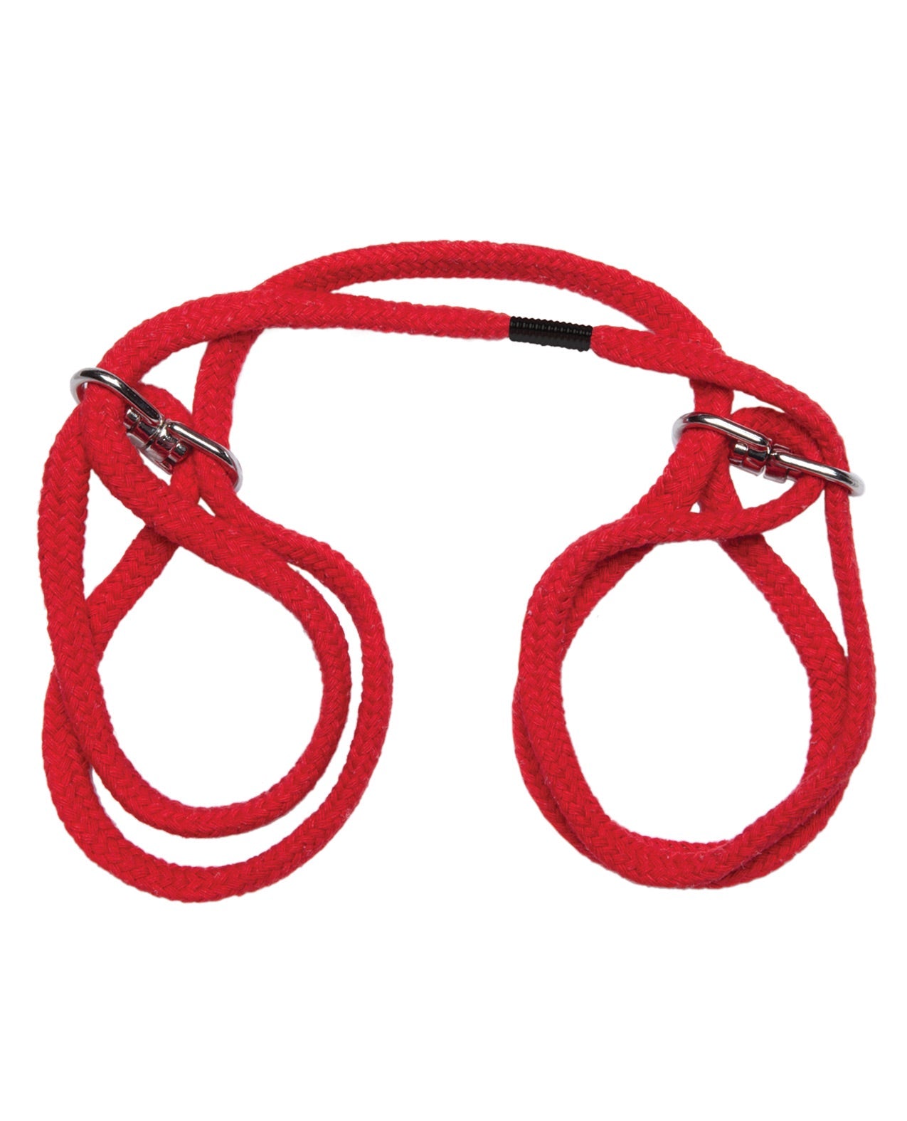 Japanese Style Bondage Wrist or Ankle Cotton Rope - Red by Bondage & Fetish Toys