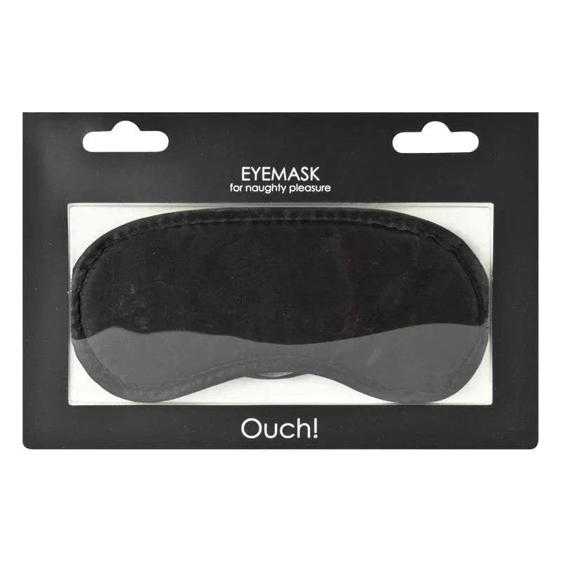 Ouch! Eye mask Blindfold Black by Bondage & Fetish Toys