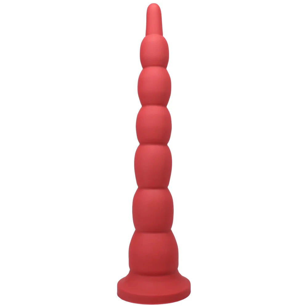 Tantus Cowboy Beaded Dildo Ruby (Box) by Anal Toys & Stimulators