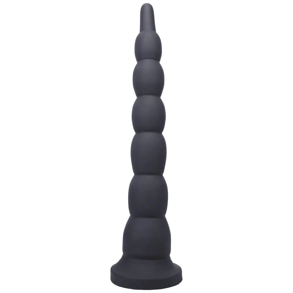 Tantus Cowboy Beaded Dildo Onyx (Box) by Anal Toys & Stimulators