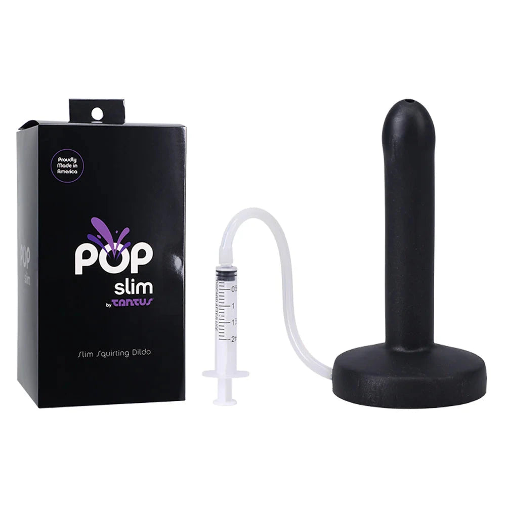 Tantus POP Slim Squirting Dildo Midnight by Anal Toys & Stimulators
