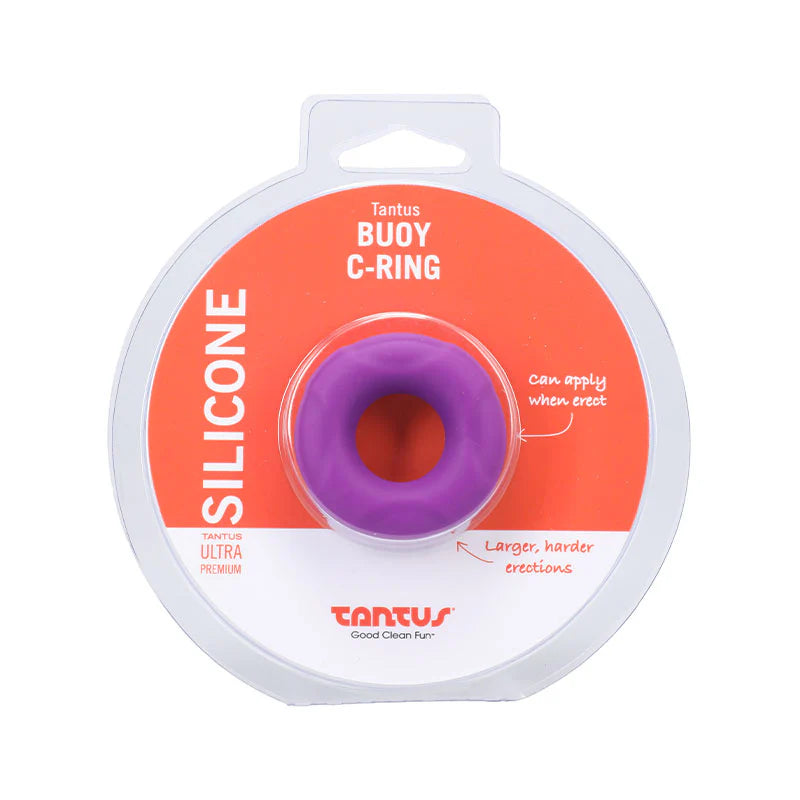 Tantus Buoy C-Ring Small Purple by Cock & Balls
