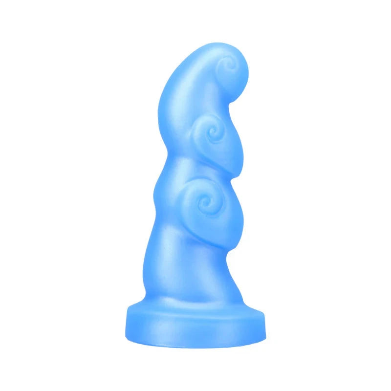 Tantus Hookah 5.75 in. Soft Dildo Azure by Anal Toys & Stimulators
