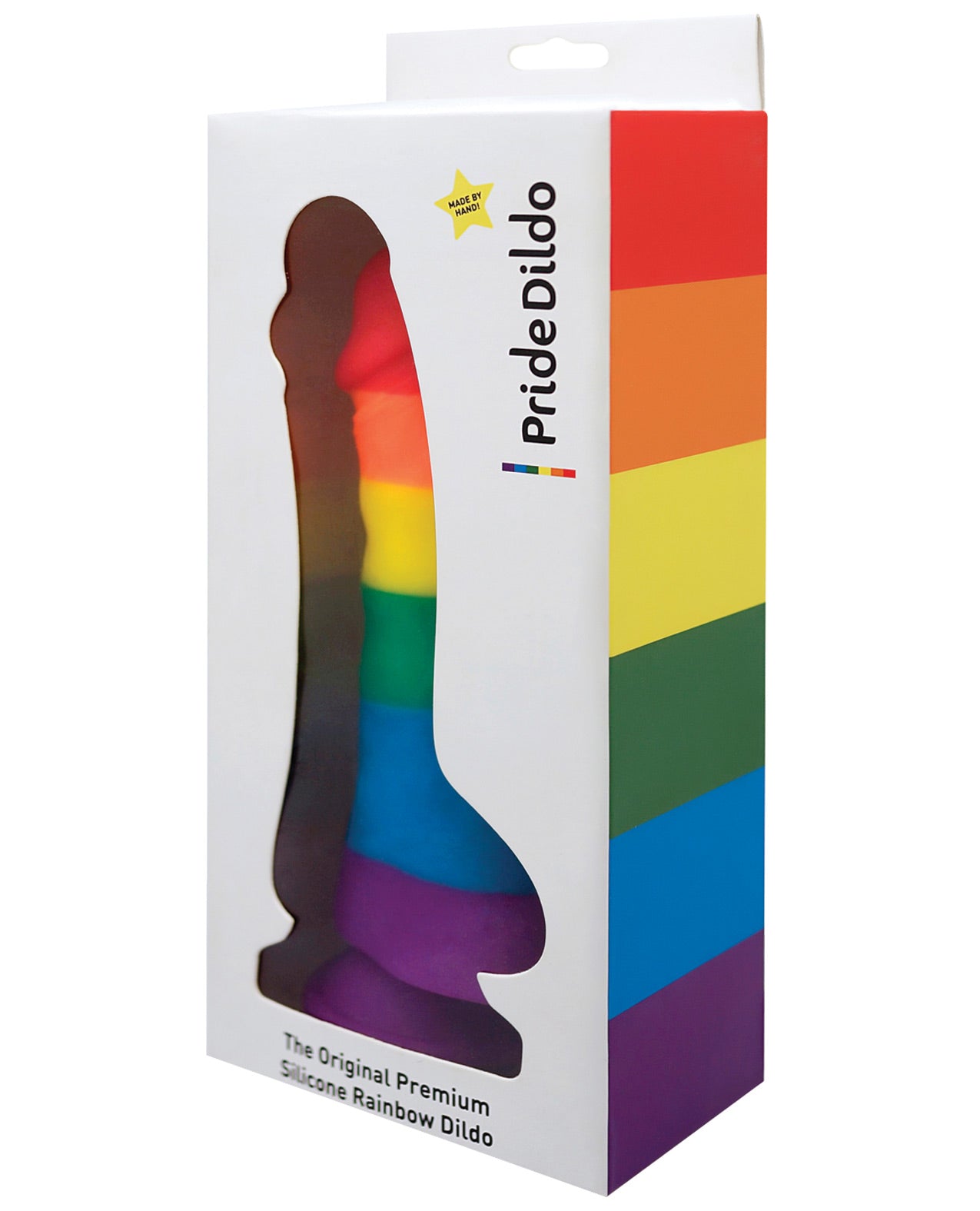 Pride Dildo w/Balls - Rainbow by Anal Toys & Stimulators