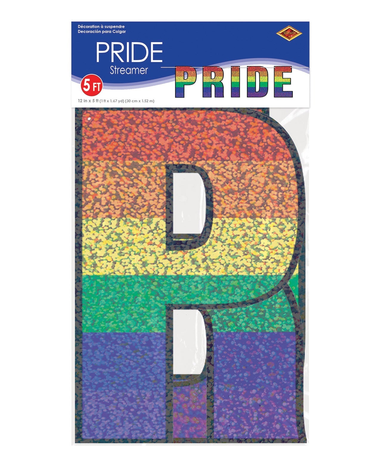 Pride Streamer by Games, Novelties, & Party Supplies