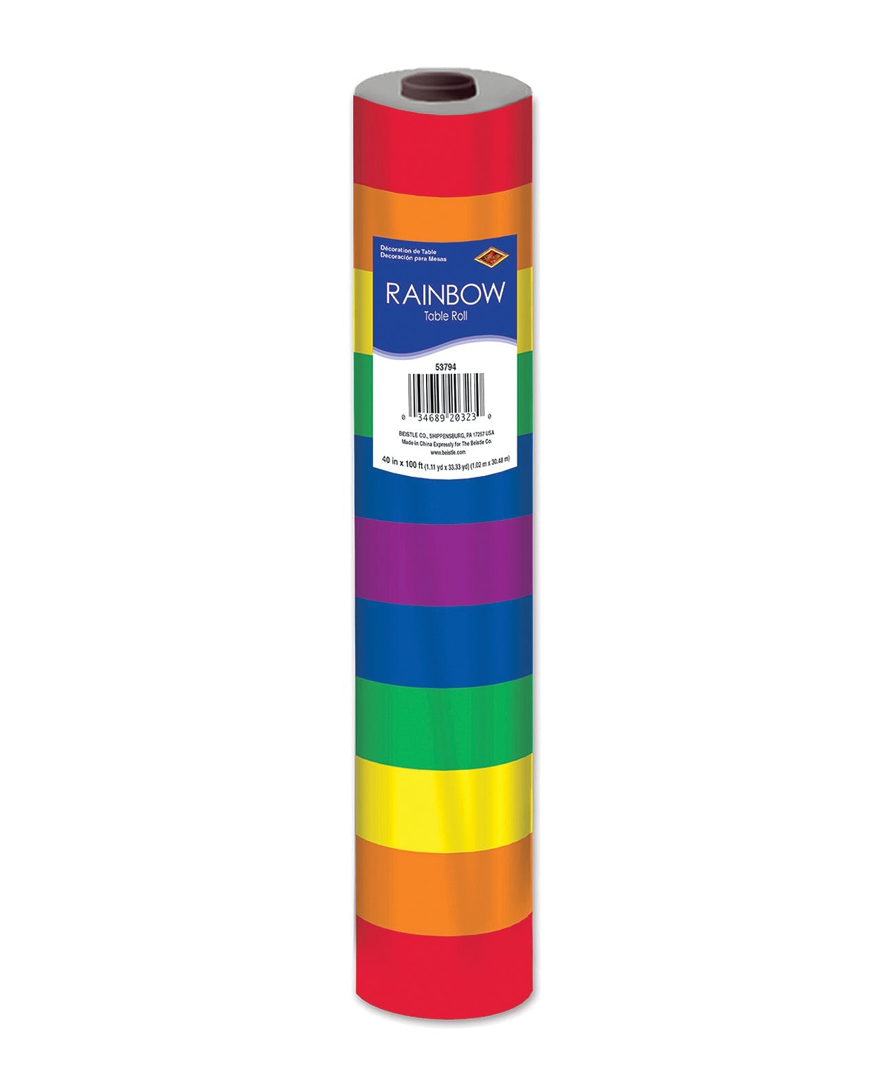 Pride Table Roll - Rainbow by Games, Novelties, & Party Supplies