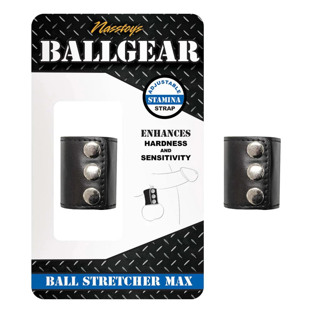 Ballgear Ball Stretcher Max Black by Cock & Balls