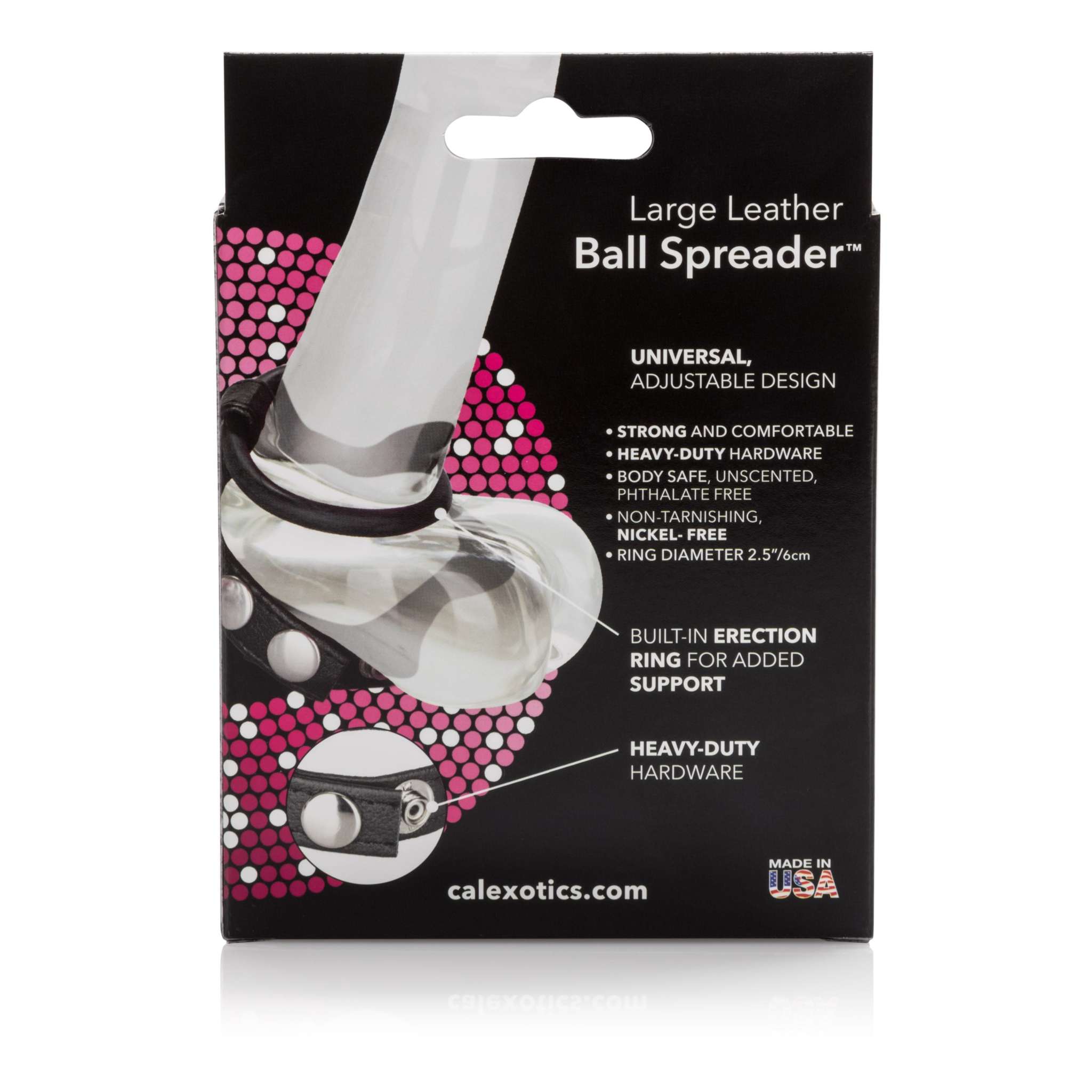 Large Leather Ball Spreader by Cock & Balls