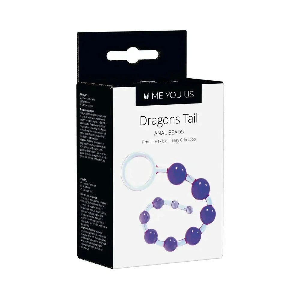 Me You Us Dragonz Tail Anal Beads Violet by Anal Toys & Stimulators