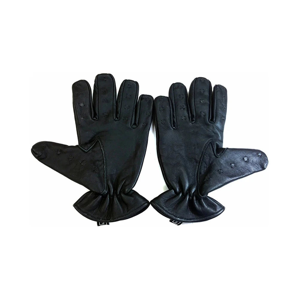 Rouge Vampire Gloves Black XL by Bondage & Fetish Toys