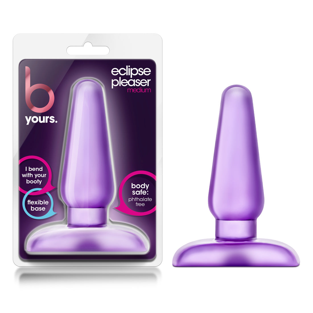 B Yours Eclipse Pleaser - Medium - Purple by Anal Toys & Stimulators