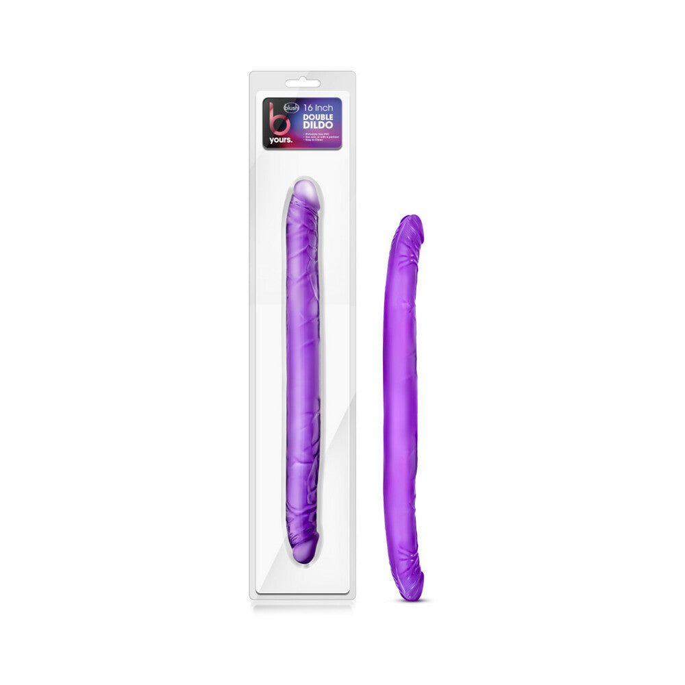 Purple B Yours double-ended dildo in multiple sizes and colors for versatile pleasure and shared intimacy