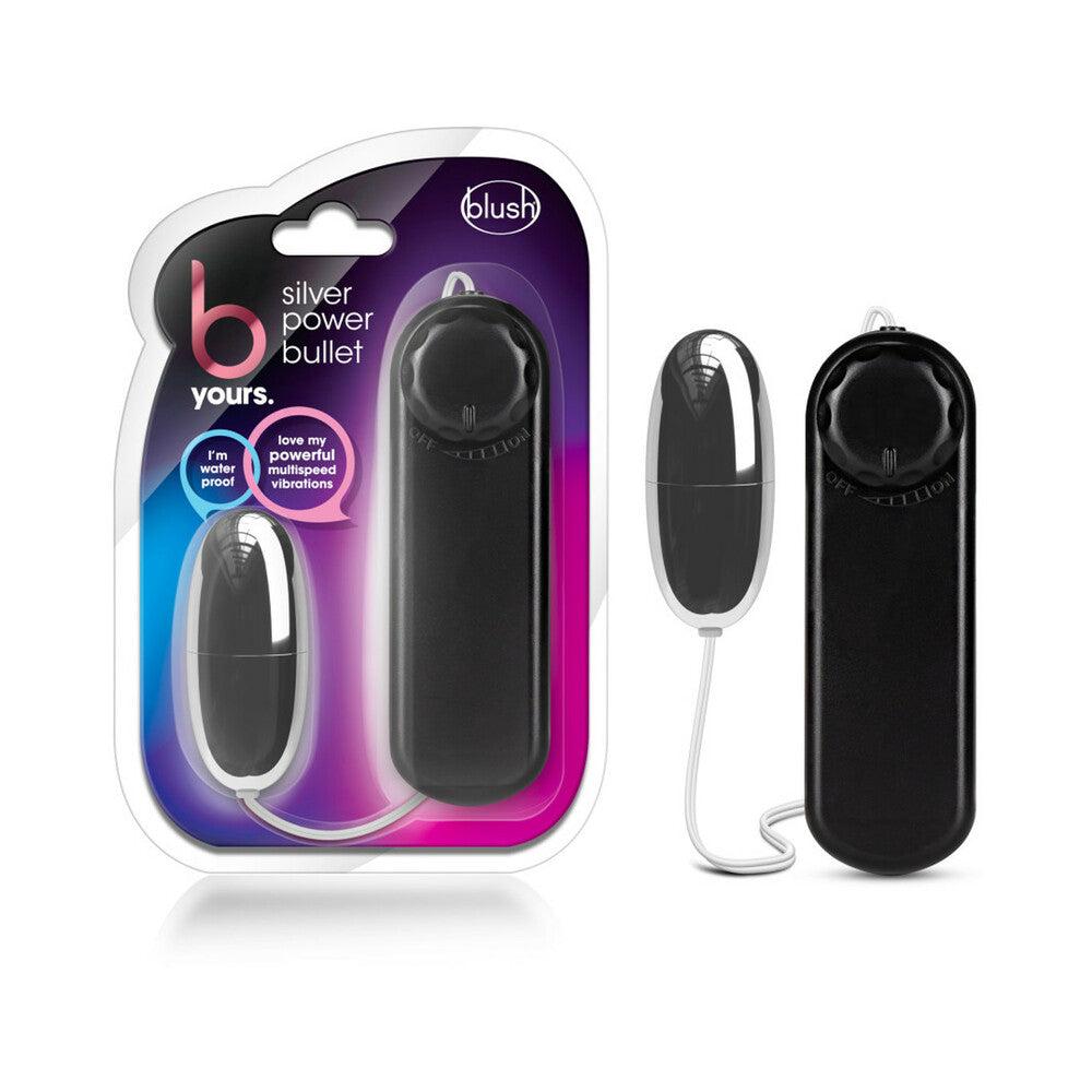 B Yours Power Bullet Remote-Controlled Egg Vibrator with Silver Power and Strong Vibration by Vibrators and Massagers