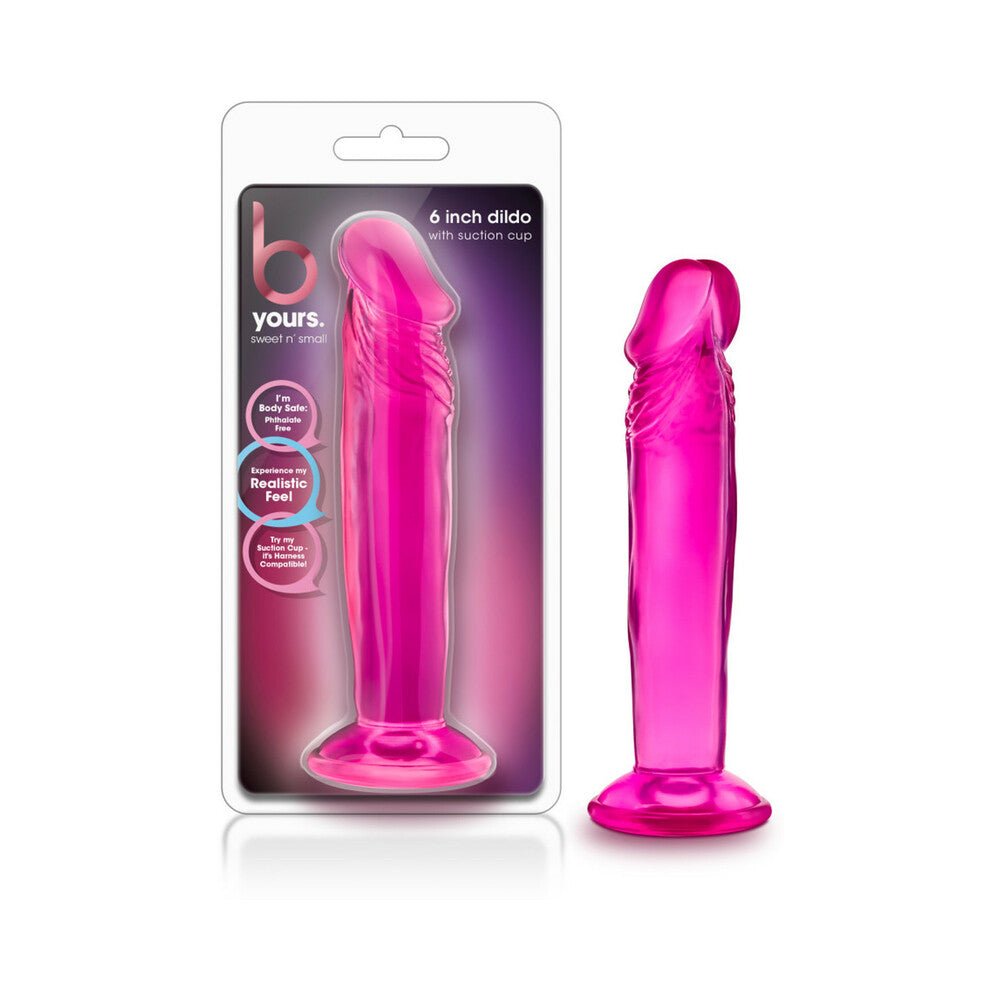 B Yours Sweet n' Small 6 in. Dildo Pink by Anal Toys & Stimulators