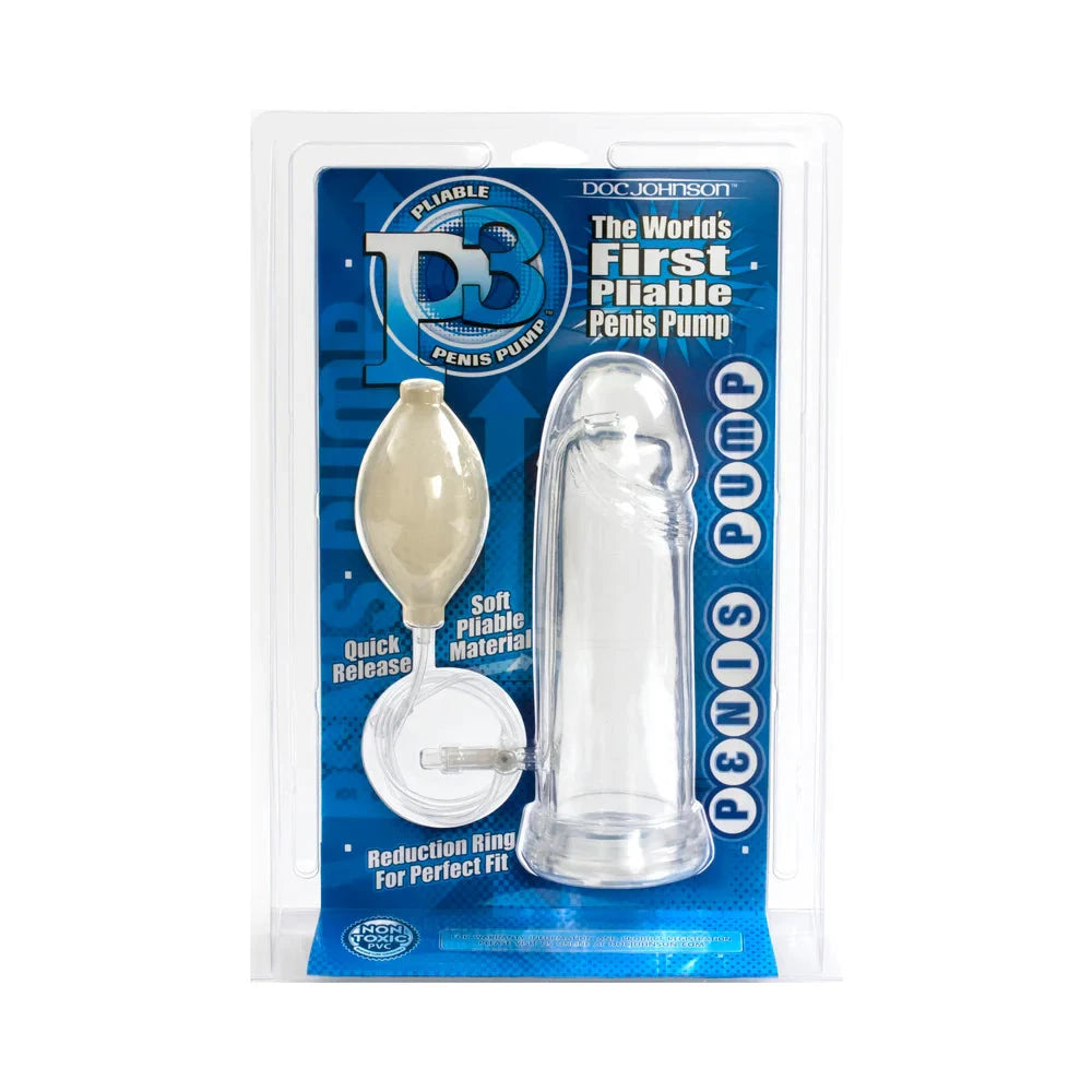 P3 Penis Pump (Clear) by Cock & Balls